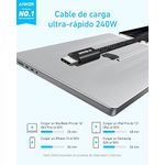 Cable USB-C Anker uso en laptop