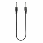 Convertidor HDMI a VGA Mitzu con salida de audio, negro cable frontal