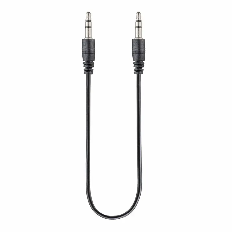 Convertidor HDMI a VGA Mitzu con salida de audio, negro cable frontal