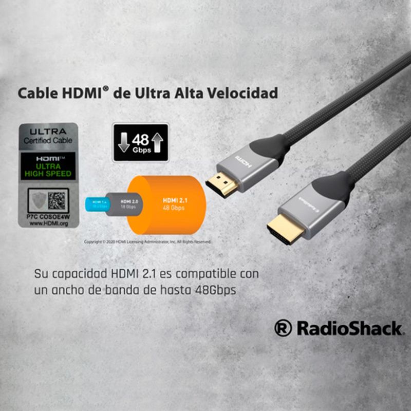 Cable HDMI RadioShack vista general