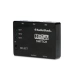 Switch HDMI compacto vista diagonal
