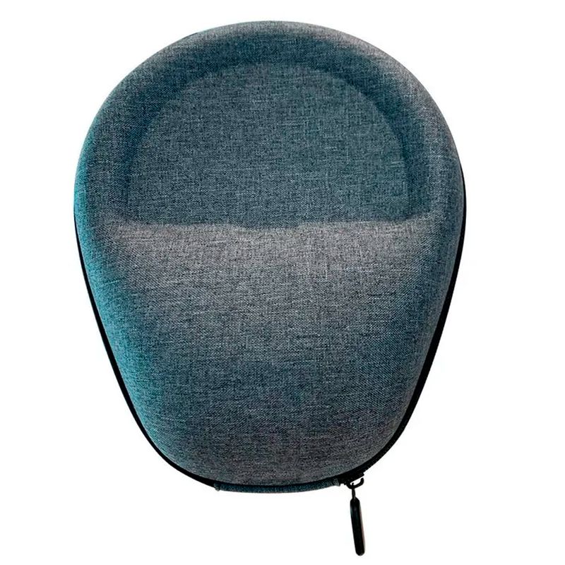 Estuche rígido audífonos On Ear gris vista frontal