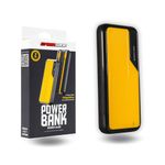 Power Bank Cybershop POW-6 10,000 mAh 22.5W amarillo negro frontal oblicuo