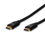 Cable HDMI con Ethernet RadioShack 1.82m negro vista detalle de conectores