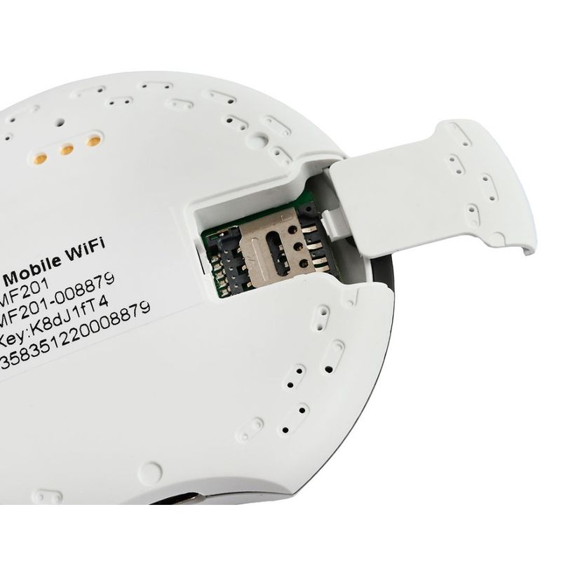 Módem portátil 4G LTE On-Link MiFi MF201 hasta 10 equipos dorsal características