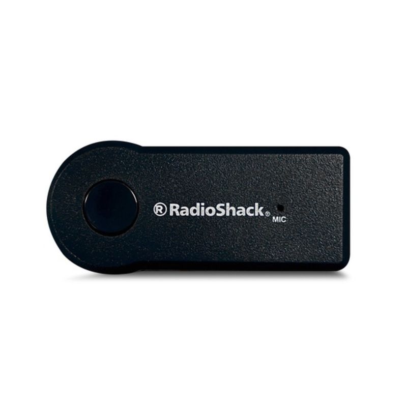 Transmisor bluetooth para auto RadioShack negro vista frontal