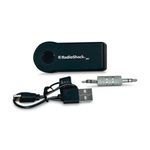 Transmisor bluetooth para auto RadioShack negro vista frontal
