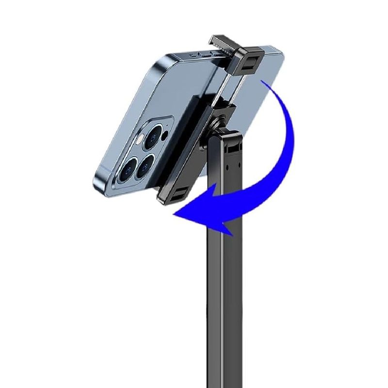 Selfie stick tripié D-Bugg 1.8 m Bluetooth negro recargable dorsal
