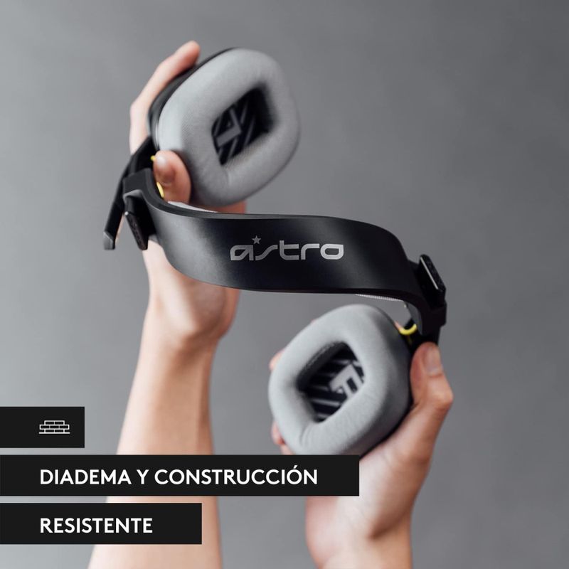 Audífonos gaming Astro A10 con micrófono conexión 3.5mm negro especificación