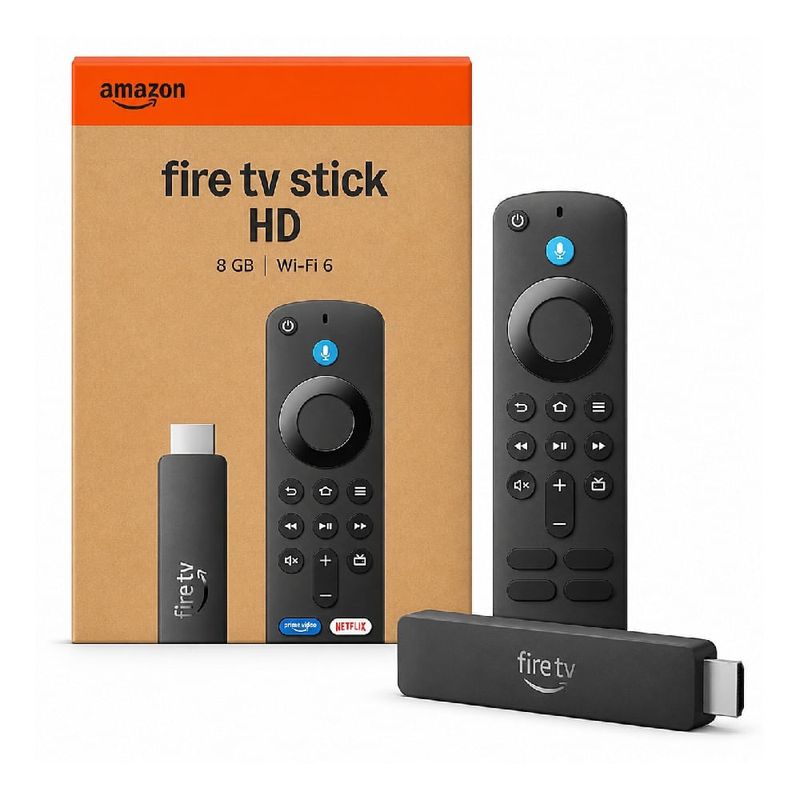 Fire TV Stick HD 2026 8GB Alexa convierte tu TV en Smart frontal
