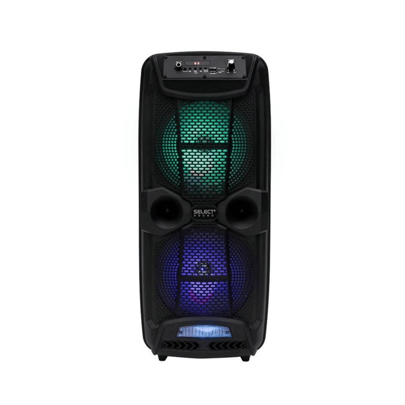 Bocina torre Select Sound BT1708 Bluetooth 10W color negro vista frontal