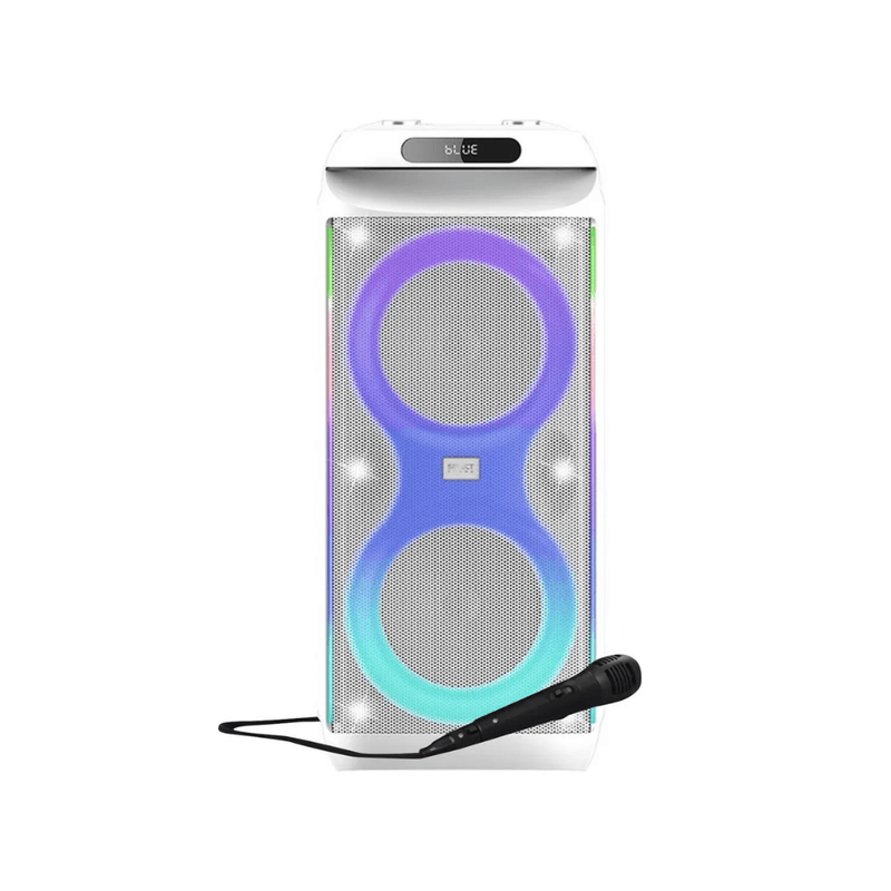 Bocina torre Select Sound BT2029 Bluetooth 40W color blanco vista frontal