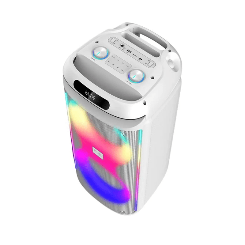 Bocina torre Select Sound BT2029 Bluetooth 40W color blanco vista superior