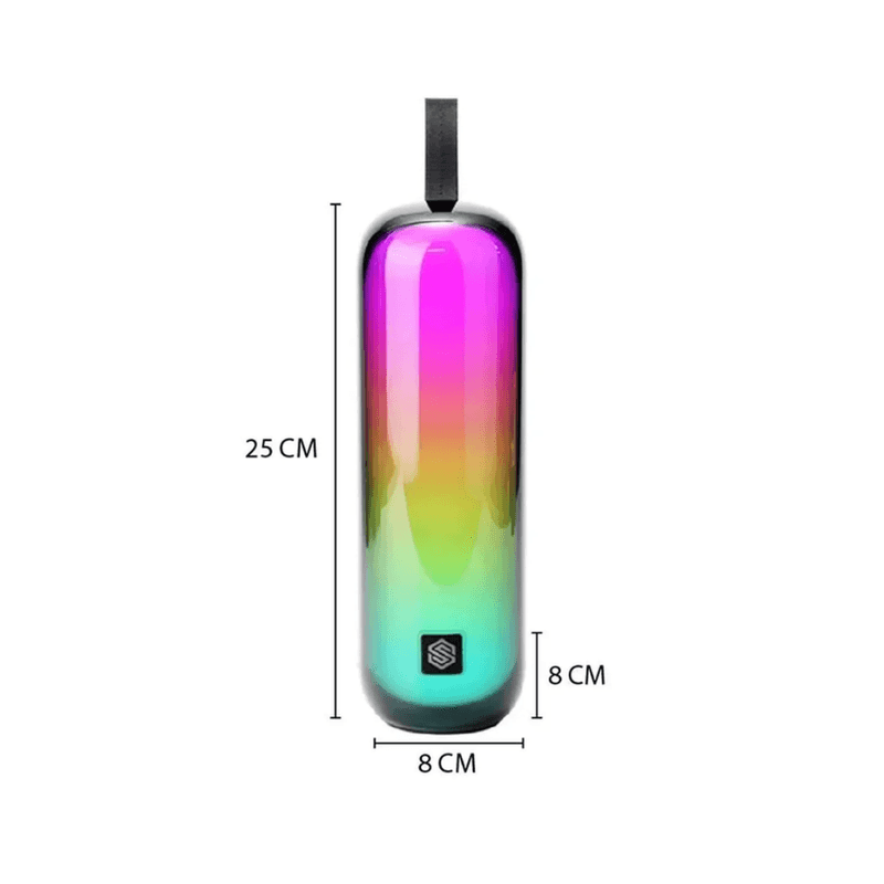 Bocina portátil Select Sound BT232 Bluetooth 7W color negro dimensiones