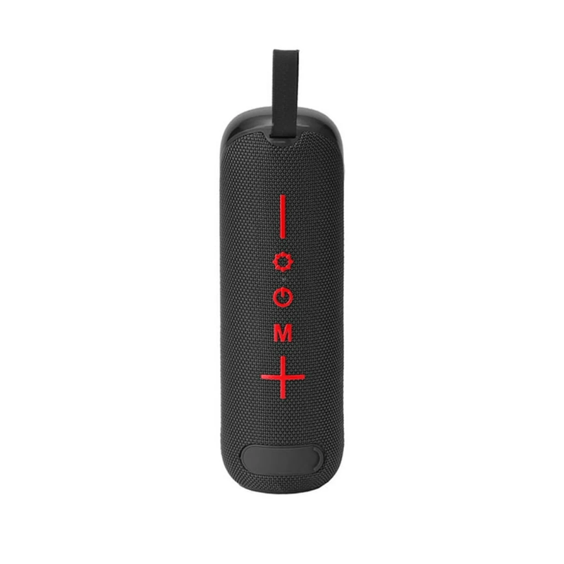Bocina portátil Select Sound BT232 Bluetooth 7W color negro detalle de controles