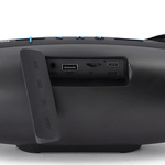 Bocina portátil Daewoo DW220 Bluetooth 10W color negro entradas