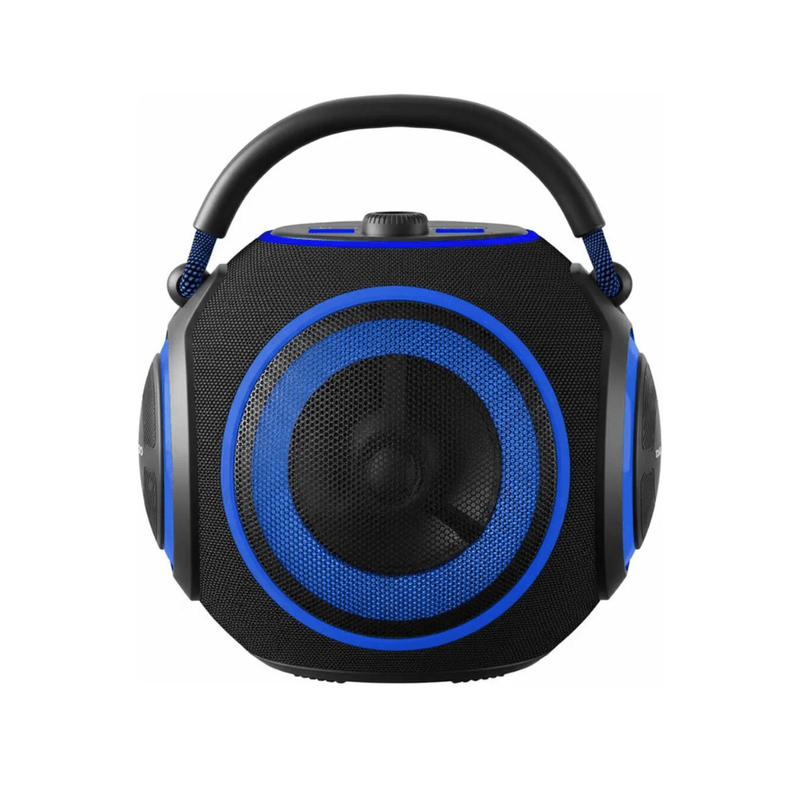 Bocina portátil Daewoo DW230 Bluetooth 90W color negro vista frontal