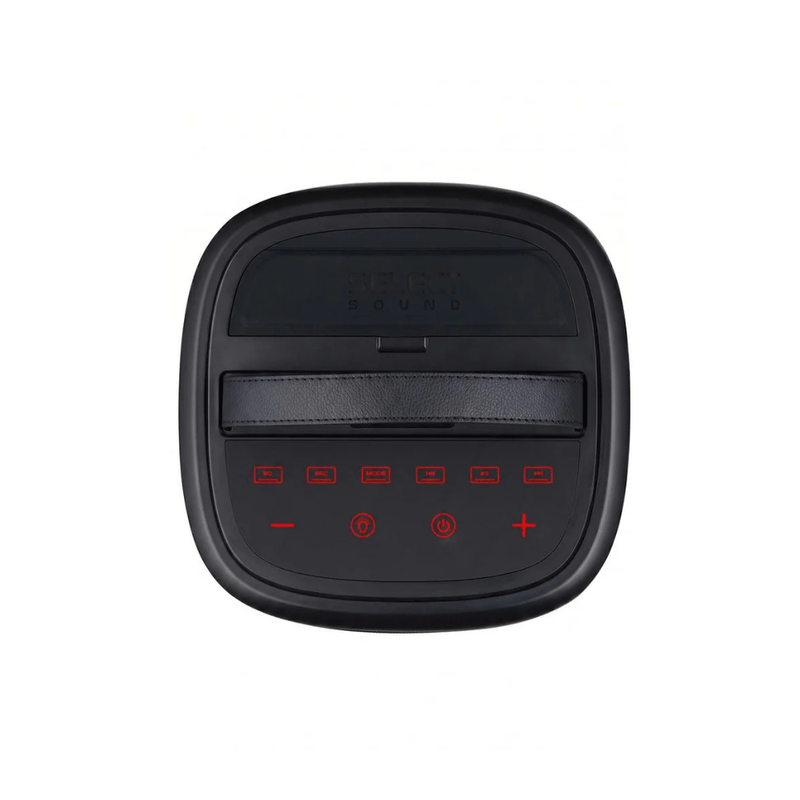 Bafle Select Sound BT2002 Bluetooth 80W color negro detalle de controles