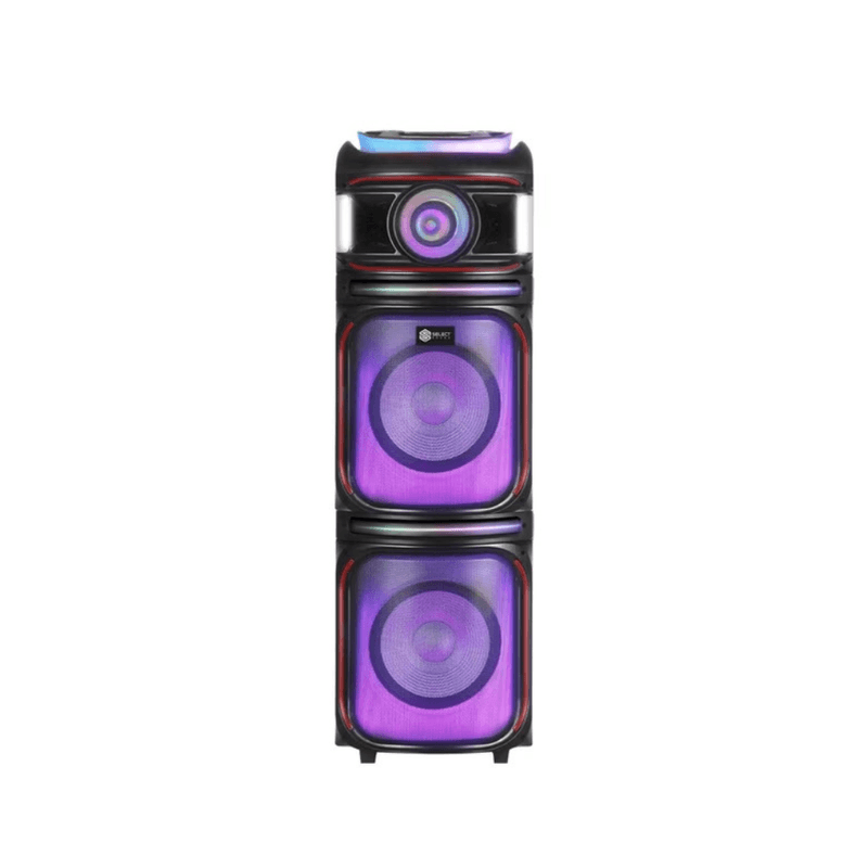 Bocina torre Select Sound BT2212 Bluetooth 80W color negro vista frontal
