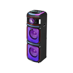 Bocina torre Select Sound BT2212 Bluetooth 80W color negro vista lateral