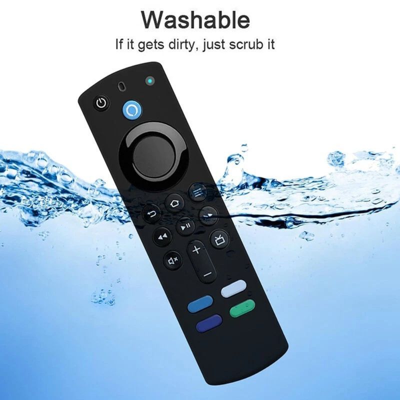 Funda de silicona para Fire TV frontal y dorsal especificación