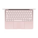 MacBook Neo 13" A18 Pro 256GB Blush cenital abierta