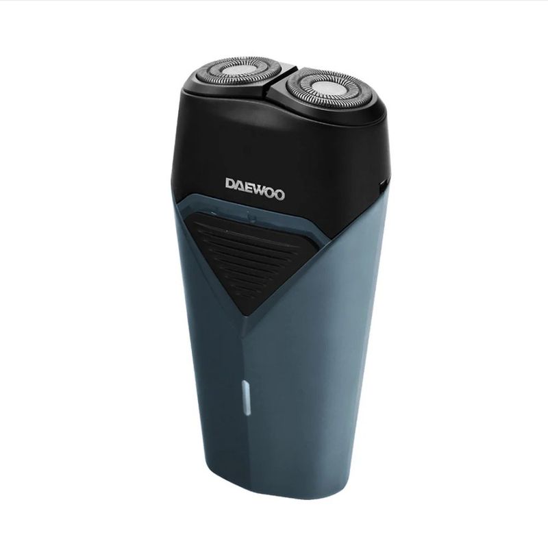 Rasuradora portátil Daewoo DW-RS1 USB Tipo-C azul frontal oblicuo