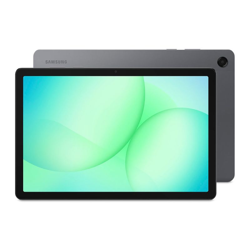 Tablet Samsung Galaxy Tab A11+ 128GB 6GB RAM gris frontal y dorsal