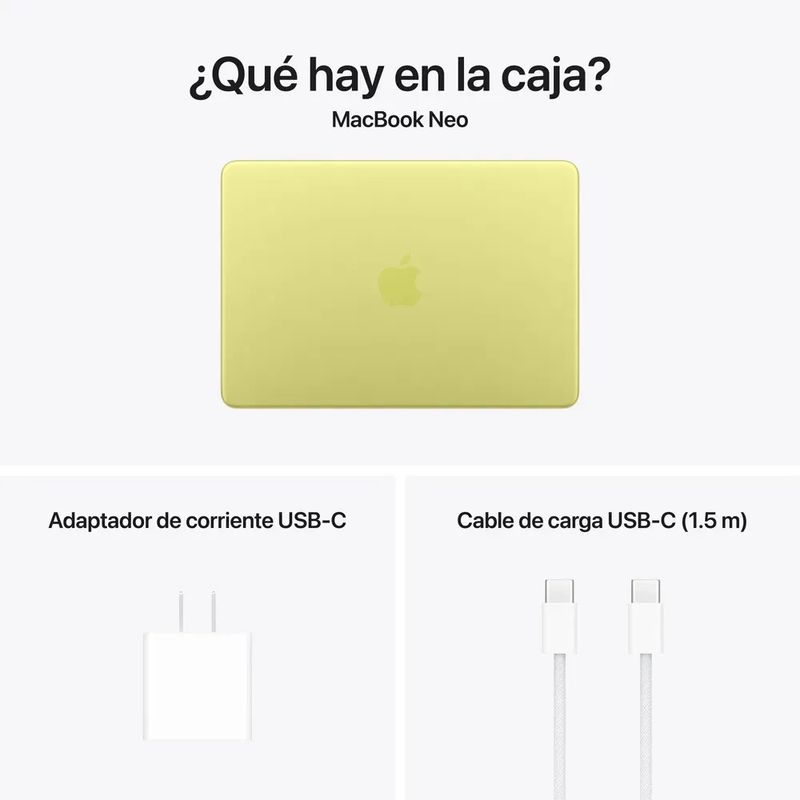 MacBook Neo 13" A18 Pro 8GB RAM 256GB SSD caja