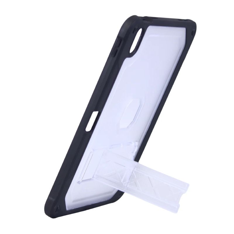 Funda Cybershop iPad A16 11" Uso Rudo Negra lateral