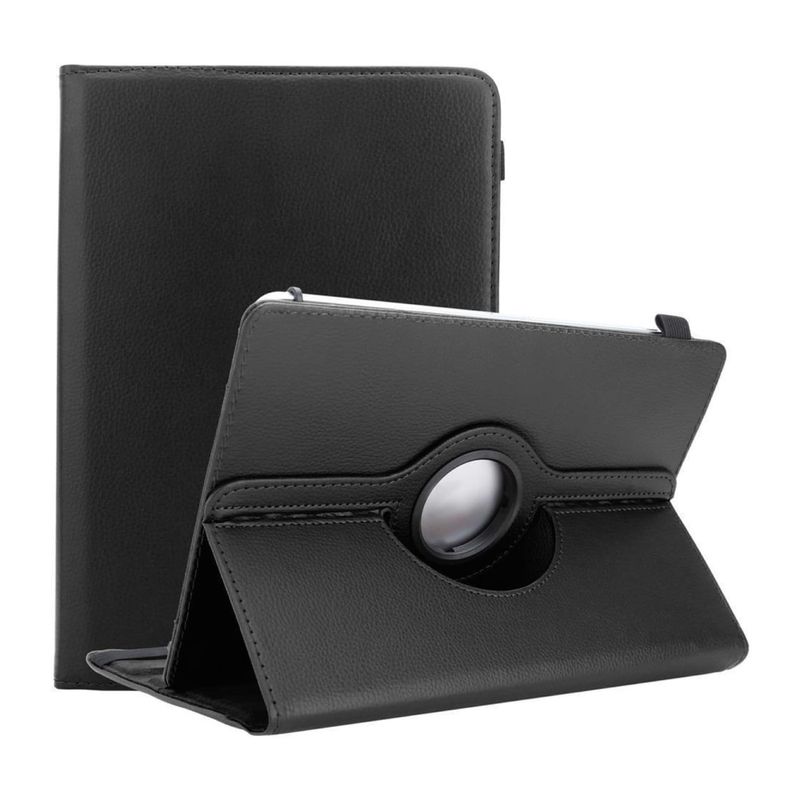 Funda Coolbox para iPad 11" negra frontal y dorsal