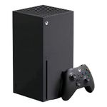 Consola Xbox Series X, 1TB SSD, lector de discos frontal oblicuo