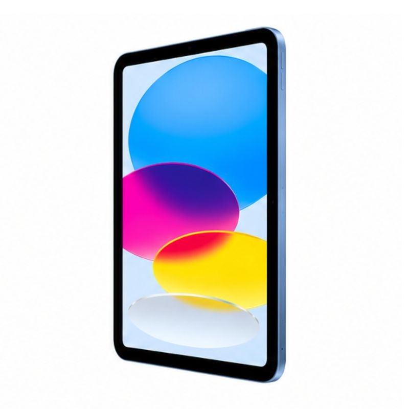 iPad 11va Gen 11" 128GB 8GB RAM Blue frontal oblicuo