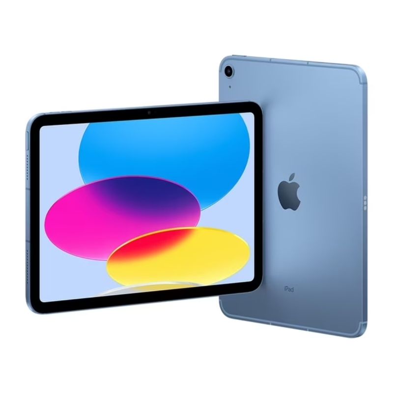 iPad 11va Gen 11" 128GB 8GB RAM Blue frontal y dorsal