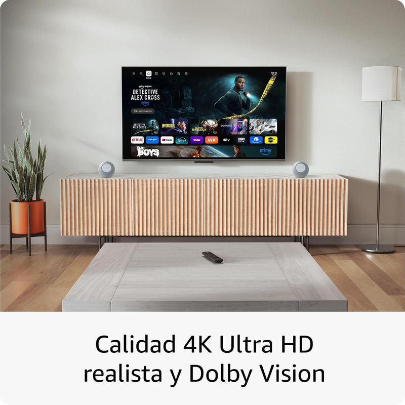 Amazon Fire TV 4K Max 2023 16GB Wi-Fi con Alexa negro calidad imagen