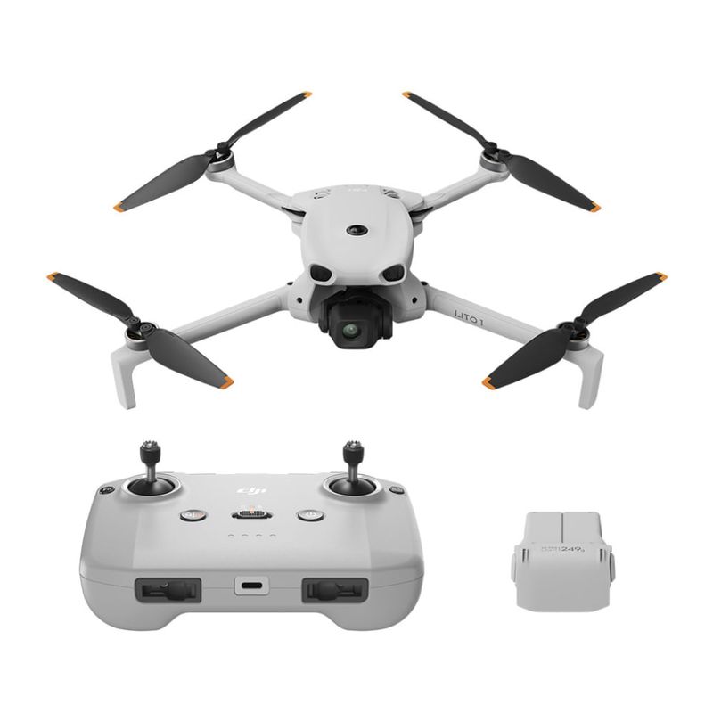 Dron DJI Lito 1 48MP 4K 36 min de vuelo gris frontal
